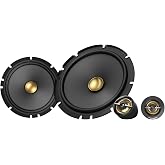 PIONEER TS-A1601C, 2 Y&ouml;nl&uuml; Bileşenli Ara&ccedil; Ses Hoparl&ouml;rleri, Tam Aralık, Net Ses Kalitesi, Kolay Kurulum ve Gelişmiş Bas Tepki
