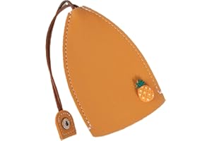 BOWTONG Unisex Pull Type Key Bag Cute Fruits PU Leather Key Wallets Housekeepers Key Leather New Car Keychain Case Pouch