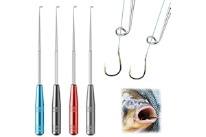 CYQACLSF 4 degorgoir pêche,dégorgeoir de Crochets de pêche en Acier Inoxydable pour séparer Les Outils de pêche des hameçons.Portable Accessoire Peche,Bleu plioir Peche Pince Peche
