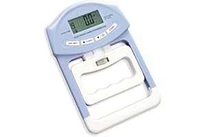 SUAVER 200lbs/90 kg Dynamomètre à main force de préhension numérique mètre de mesure automatique des main Grip Main électronique dynamomètre Grip mesureur (Bleu)
