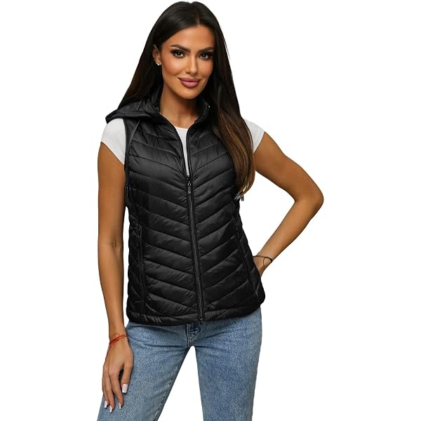 Lange Jacke Weste Für Damen Warm Winter Reißversc Produktbild-Vorschau 5