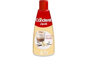 Canderel - Sucralose - Vanille liquide - Zéro calorie, Zéro sucre - Édulcorant | Bouteille de 200ml