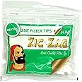 Original ZIG ZAG Filters Tips Packs (Menthol - 250 Tips Pack, 10)