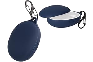 kwmobile Etui kompatybilne z Anker Soundcore Liberty 3 Pro, etui na słuchawki - etui silikonowe TPU - etui ochronne w kolorze ciemnoniebieskim