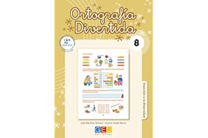 Ortografía divertida 8 / Editorial GEU / 3º Primaria / Mejora la ortografía / Recomendado como apoyo / Con actividades sencillas de repaso
