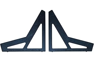 SMB Acid Console Eurorack Desktop Ständer, 2x Behringer Edge, Crave, Spice oder Grind Synthesizer Halterung, 15° und 60° Winkel, Schwarz