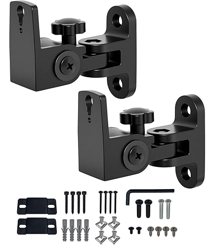 Wandhalterung Für Bose 161 & 151 SE Lautsprecher – 1 Paar, Schwarz, Bis 4,5 Kg, Inkl. Montagematerial