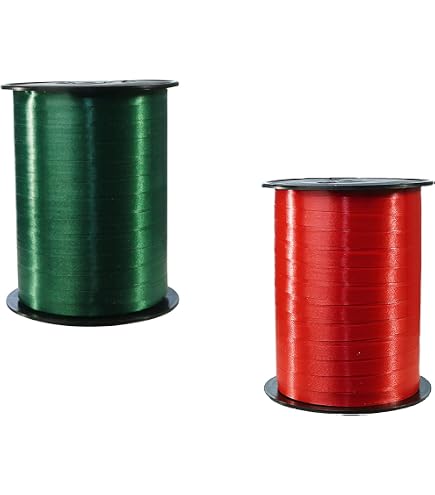 Nastrino Rosso Metallizzato 5 mm x 500 yards - Idea Palloncini