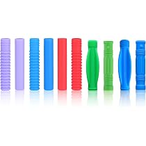 Collane Sicurezza Anti-soffocamento Collane Da Masticare Per Bambini Sensoriali, 5 Pezzi, Giocattoli Giocattolo Masticabile Silicone Autismo ADHD