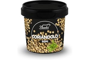 BEMBO QUALITÀ D'AUTORE Semi Bembo: Semi di Coriandolo 40g – Spezia Naturale e Aromatica – Senza Glutammati, Anti Addensanti e Coloranti – Confezione Salvafreschezza, Riutilizzabile e Riciclabile