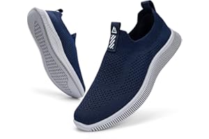 MrToNo Slip On Sneakersy męskie i damskie, buty sportowe, do fitnessu, hali sportowej, buty rekreacyjne, oddychające, lekkie buty do biegania po ulicy, wygodne buty do biegania na świeżym powietrzu