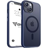 Babilden iPhone 11 i&ccedil;in Kılıf Kamera Korumalı Magsafe Wireless Şarj &Ouml;zellikli Mat Şeffaf Renkli Kılıf Lacivert