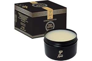 ‎FYSIO Sheabutter Bio Unraffiniert Kaltgepresst Rein & Natürlich Feuchtigkeitscreme Körperbutter mit Olivenöl, Bienenwachs Bio, Arganöl & Jojobaöl | 250ml