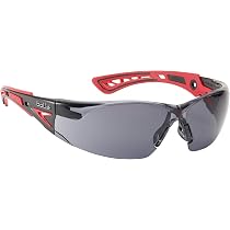 Gafas De Protección Bollé RUSH+ Con Lente Ahumada - Antivaho, Antiarañazos Y Protección Balística