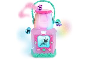 GOT2GLOW FAIRIES 4992 Pet Finder-Style 2 fairy jar, Purple, M