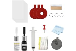 SMTELEGANCE 2 Flaschen Steinschlag Reparaturset Windschutzscheibe Windschutzscheibe Reparaturset GlasreparaturflüSsigkeit Geeignet Für Glasrisse Reparatur Von Autosplittern An Der Windschutzscheibe Autozubehör