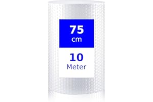MOMENT Bubble Wrap Roll, 75cm x 10 meter Air Bubble Wrapping Roll Durable Lightweight Shockproof Protective Packaging Cushioning Wrap for Packing, Moving, Shipping, Storage (30 inch Wide, Clear)