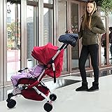 IntiPal Handmuff Handwärmer Handschuhe für Kinderwagen Kinderwagenmuff Schwarz - 6
