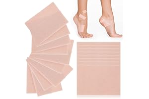 BOYIEE 35 Blatt Moleskin Klebeband Moleskin Klebepads Schuhe Moleskin Polsterung Blasen Präventionsband Blasenpolster für Stiefel Wandern Reduziert Reibungsschmerzen Hellbraun (Fussel)