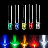 ARCELI 100 PCS Lampadina a LED a Cinque Colori ad Alte Prestazioni ad Alta Potenza Lampade a diodi a Emissione Magnetica a 2