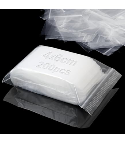 Sacchetti Con Cerniera, Confezione Da 3 X 5, 2000 Sacchetti Trasparenti In Plastica Per Gioielli Con Cerniera In Polietilene Spesso 2 Mil Sigil~p118404999 - Foto 2