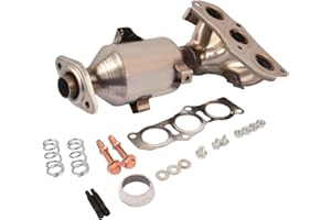 MERAUTOP SJ Gasket Kit, Catalytic Converter with Mounting Kit Replacement for 2005-2014 C1 PM PN 1.0 107 1.0, Car Accessories Part# 0342K0 0342K3 0342K8 0342L5 0342L3 1609158080