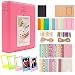 Produktbild Ablus Store 2x3 Zoll Fotopapier Film Album Set für Fujifilm Instax Mini Kamera / HP Sprocket Fotodrucker / Polaroid Snap, Z2300, SocialMatic Sofortbildkameras und Zip Instant Printer (Flamingo Pink-1, 64 Taschen)