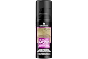 Schwarzkopf - Retouche Racines Cheveux Blancs - Spray Masquant Temporaire Racines Cheveux - S’efface au premier shampooing - Blond Foncé, 120 ml (Lot de 1)