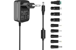 TKDY 5V 3A Fuente de alimentación 15W AC DC Adaptador para tabletas Android Webcam Cámaras Digitales Enrutadores Juguetes Grabadora Altavoz Bluetooth TV Box GPS y más Electrónica de 5V