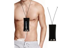 SHDGFB Peritonealdialyse-Katheterhalter für Baxter 5C4482 5C4483, PD-Katheter-Lanyard PD Secure Shower Support PD Transfer Set Katheterhalter Zubehör für Männer und Frauen (2, Schwarz)