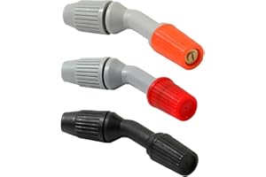 arrderly 3 Kunststoff-Sprühdüsen, Zubehör für die Bewässerung für den Garten, Ersatzzubehör für Sprühpistole, zur Bewässerung und Reinigung