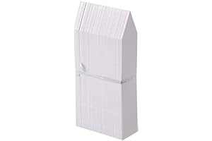 ‎MIYA Miya 50 Stück Plastik Pflanzenstecker Weiß, Kunststoff Pflanzenschilder Wetterfest, Plastik Stecketiketten Etiketten für Pflanzen (XL 2.5cm x 15cm)