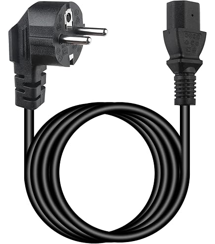 Cable De Alimentación 2 Metros - Europeo Macho A Hembra C13, 3x0.75mm², Para PC E Impresoras