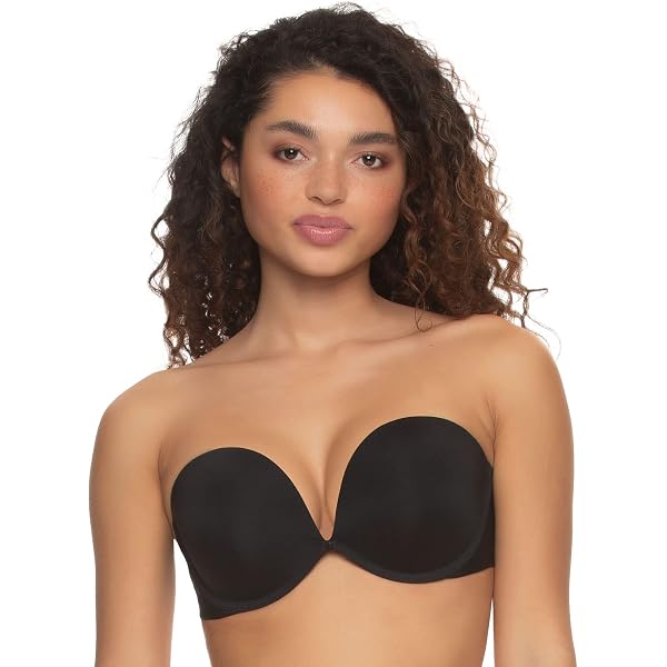 Parfait Elissa Women's Full Figure Strapless Bustier Bra - Longline Bridal Bra, European Nude, Size 36F
