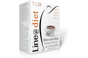 10 preprati in polvere monodose Line@diet per BEVANDE PROTEICHE: 10 CIOCCOLATO