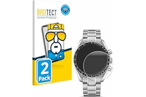 brotect 3D Curved Screen Protector compatible with Omega Speedmaster Moonwatch Professional (42 mm) 2 Pack - Full Screen Coverage