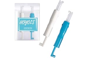 HOYOLS Lot de 2 inserts et enfile-aiguilles pour machine à coudre (bleu et blanc) MNIT-2 pièces.