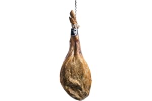 LA NEVERA ESPAÑOLA Orollano - Jamón Curado de 7.5 kg Aprox - Pieza de Jamón Serrano con Curación de 9 a 12 Meses - Procedente de Cerdos Blancos