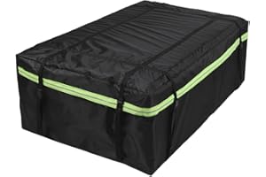 KKNOON Car Roof Bag Car Roof Box Car Roof luggage Bag with Night Reflective Strip Universal Luggage Bag Storage Cube Bag for Travel Camping