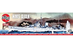 Airfix Kit Modello in Plastica per Navi da Guerra HMS Ajax A03204V