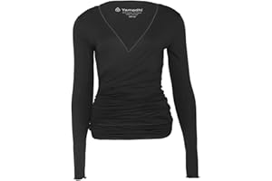 Yamadhi Yoga Wickeljacke Damen aus Modal | Yoga Oberteil Langarm | Women Wrap Jacket