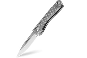 KeyUnity KK15 Coltello Pieghevole in Titanio, mini Coltellino Tascabile, Adatto per Campeggio di Sopravvivenza, Coltello EDC per Esterni, per uso Quotidiano