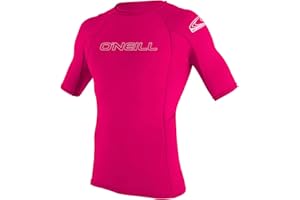 O'Neill - Camiseta de Neopreno Juvenil con protección UV, Manga Corta, Cuello Redondo