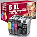 Produktbild ms-point® 5 Kompatible Druckerpatronen für Brother DCP-J4110DW MFC-J4510DW DCP-J4110W MFC-J4710DW MFC-J4610DW MFC-J6920DW MFC-J6520DW MFC-J6720DW MFC-J4410DW MFC-J4310DW ersetzt LC123 LC125 LC127