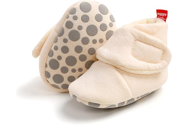 TMEOG Bottines Bébé Garçon Fille, Hiver Chaud Semelle Douce Bottes de Neige Berceau Chaussures Tout-Petits Premiers Pas Enfant Bottines Chaussures Boots