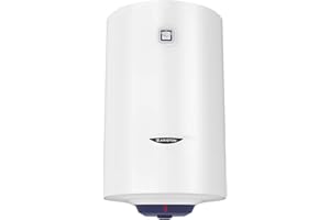 Ariston Blu 1 R V - Scaldabagno Elettrico 80 Litri 45x48x75 cm (1,5K EU) ad Installazione Verticale - Boiler Elettrico con Tecnologia WaterPlus per più Acqua Calda, 1500 Watt, Classe Energetica C