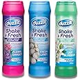 Duzzit Shake & Fresh Carpet Freshener and Odour Neutraliser Set of 3 Assorted Scents (Fresh Linen, Lily Blossom, Floral Garden), 500g Each, Carpet Deodorizer Powder by Great British Home