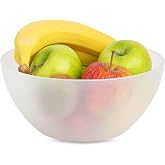 CHEFZOCO Plastic Food Bowl, Kitchen Bowl, Plastic Salad Bowl, BPA Free, Dishwasher Safe, Capacity 2 Litres, Diameter 20 cm, H