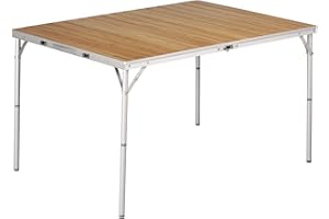 Outwell 660975_Argent/Bambou Table de Repas, Taille L