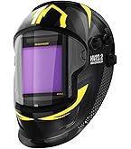 Maschera Saldatura Autoscurante YESWELDER 10x8.2cm - Vista Laterale, 4 Sensori, Ombra 4-13 Per TIG/MIG/ARC